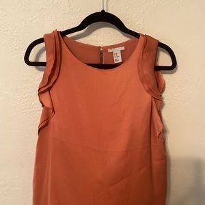 Silk salmon color blouse from H&M